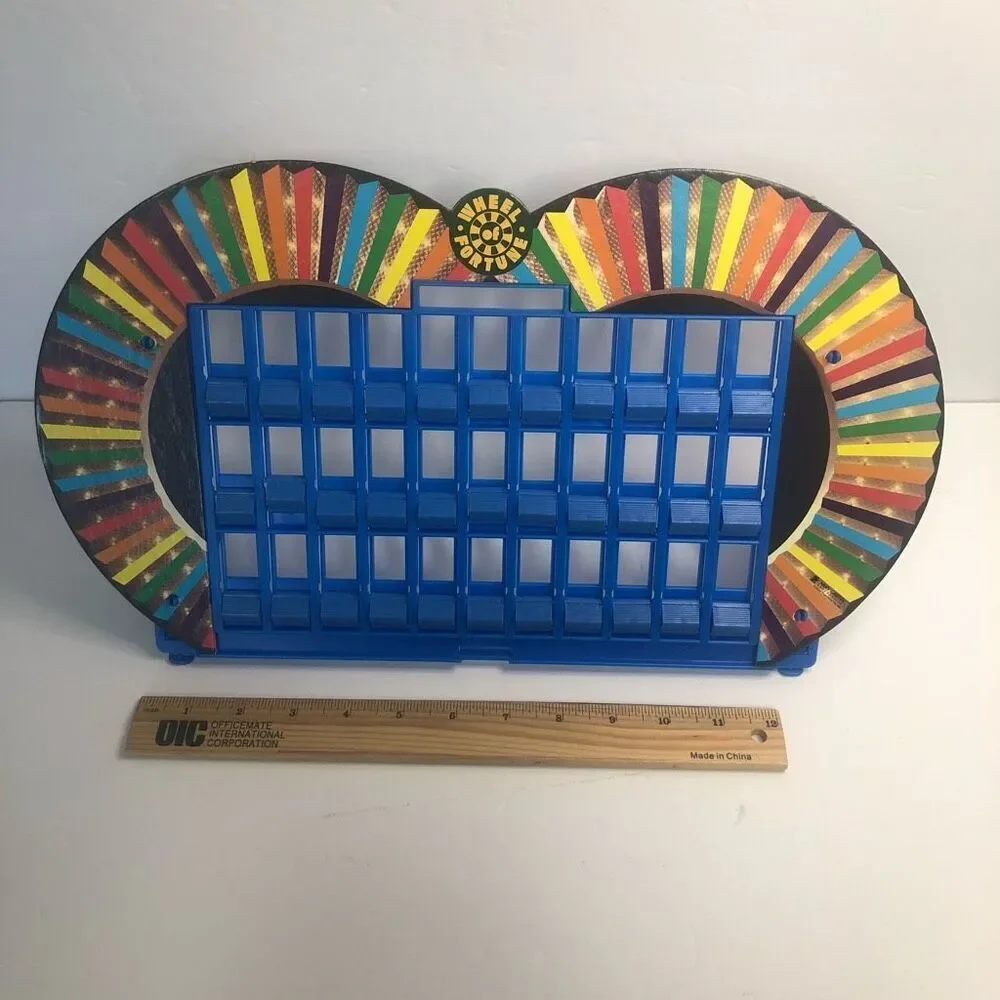 wheel of fortune 1985 junior edition replacement letter board stand pressman‎